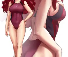 경영수영복을 입은 여자들.manga