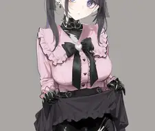 치마들추는 소녀