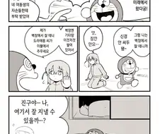 봇치를 도와주러 도라에몽이 온 만화