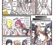 @) 프로듀서가 토목과 눈나에게 사준 돌고래 인형에 쥬지 달린 만화