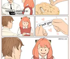 스파이패밀리)아냐에게 깜짝 고백 이벤트 박은 다미안