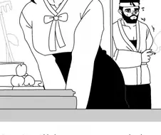 아빠가 딸앞에서 황소울음내며 네발로 기어가는 만화.manhwa