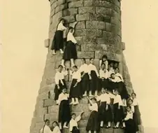 배화여자고등보통학교 1932년 수학여행 사진