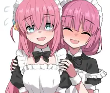 봇치) 메이드 봇치&키쿠리