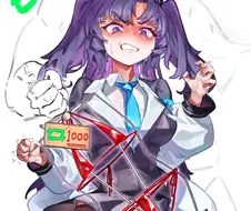 블루아카)유우카에게 비키니 입어달라고 부탁하는.manwha