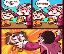 버튜버)해외공장장의 라오라에게 배틀건 지지.manga