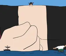 (원피스) ??? : 안타깝게도, 이보다 작은건 없어서 말이지