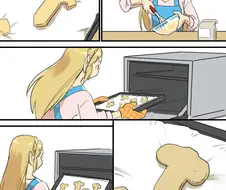 쿠키를 굽는 젤다공주.manga