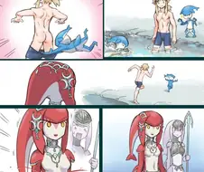 야숨) 링크의 ㅇㅁ을 본 공주님.manga