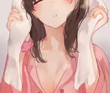 (@) 샤워하고 나온 마유