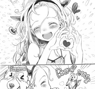 5초뒤 개랑 하는 소녀