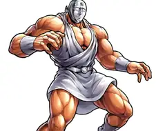 근육맨) "더 맨은 뭔가 행복하지 않았죠?"