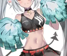 블루아카)말랑말랑할 것 같은 치어걸.manga