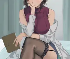 (후방) 복장이 굉장한 양호선생님