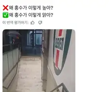 태국인들 일본 홍수는 차원이달라!