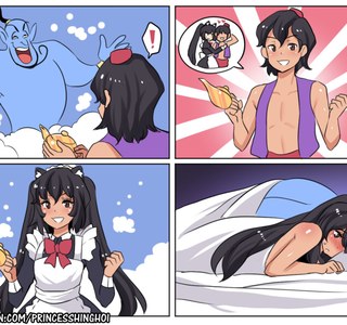 소원을 빌땐 조심히.manga