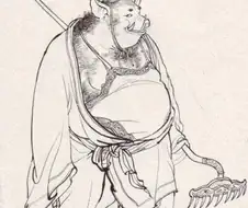 야한 잠옷을 입은 저팔계