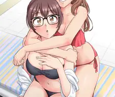 수영복 입은 여고생 만화