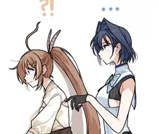 버튜버)서로의 약점을 공격하는 크로니와 무메이.manga