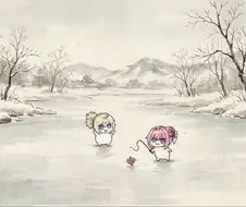 팽이 돌리기 고수 도로롱