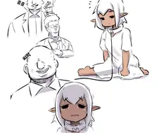 부자 아저씨가 다크엘프 노예 들이는 만화.manga