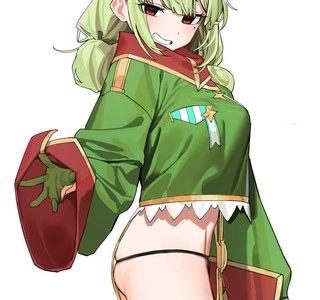 후방)은근 복장이 야했던 애니 캐릭터