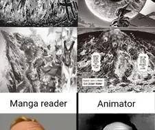 만화 독자와 애니메이터의 시각 차이.manga
