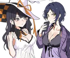 @)왜 속옷만 입고있지?