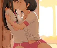 [후방]농후한 레즈 키스