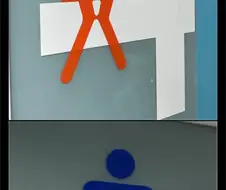 급해보이는 화장실 안내