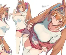 [말딸] 스트레칭하는 흔한 중학생