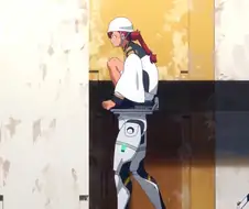 [수성의마녀]의족을 시험해보는 슬레타