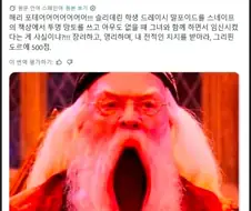 덤블도어: 난 화낸적 엾다고!