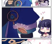 [원신] 라이덴 마망 만화.manhwa