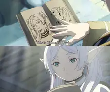 (프리렌)힘멜이 잃어버린 수첩을 찾은 프리렌