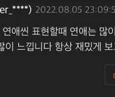 최악의 악플