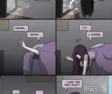 TV에서 귀신 나오는 만화.comic