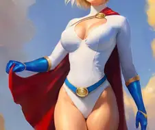 ??? : DC 코믹스에서 얘는 왜 가슴다대놓고있음 ???