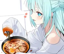 개맛있게 라면 먹는 짤