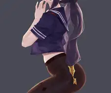 원신) 엉덩이가 큰 모나.manga