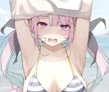 버튜버) 수영복이 몸에 낀 아틔시.manga
