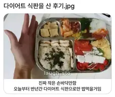 다이어트 식판을 산 후기