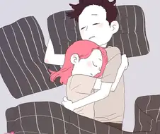 하루종일 붙어있는 커플 만화