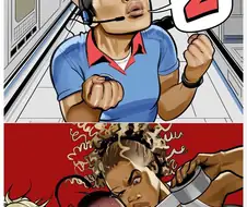 여자 우주비행사 3명이 나오는 만화.manwha