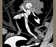 도끼 엘프와 활 드워프.manhwa