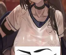 블아)땀에 젖은 노브라 하스미