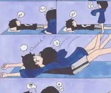 남매가 졸리면 하는 행동.manhwa