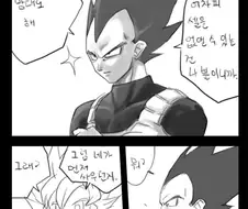 자기 자신을 정확히 파악하고 있는 베지터 만화