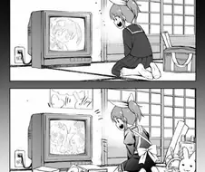 @) 나나와 텔레비전 만화