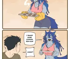늑대인간 여자친구가 쿠키 만들어준.manhwa
